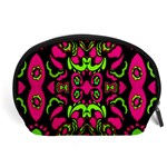 Psychedelic Retro Ornament Print Accessory Pouch (Large) Front