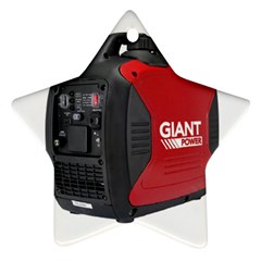 2000w Petrol Inverter Generator Star Ornament (two Sides) by hinterlandparts