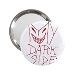 My Dark Side Typographic Design Handbag Mirror (2.25 ) Front