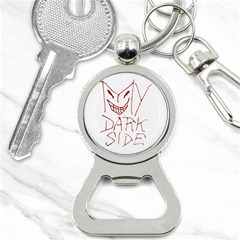 My Dark Side Typographic Design Bottle Opener Key Chain by dflcprints