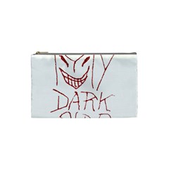 My Dark Side Typographic Design Cosmetic Bag (small) by dflcprints