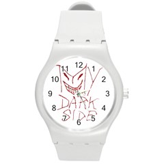 My Dark Side Typographic Design Plastic Sport Watch (medium) by dflcprints