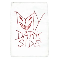 My Dark Side Typographic Design Removable Flap Cover (large) by dflcprints