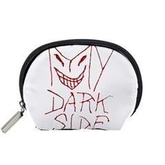 My Dark Side Typographic Design Accessory Pouch (small) by dflcprints