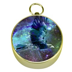 Catch A Falling Star Gold Compass by icarusismartdesigns