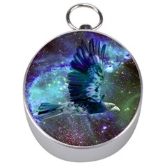 Catch A Falling Star Silver Compass by icarusismartdesigns