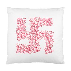 Swastika With Birds Of Peace Symbol Cushion Case (two Sided)  by dflcprints