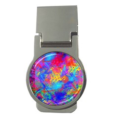 Colour Chaos  Money Clip (round) by icarusismartdesigns