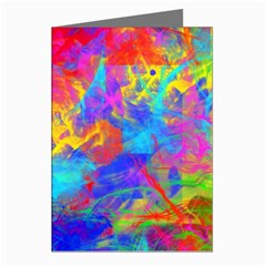 Colour Chaos  Greeting Card (8 Pack) by icarusismartdesigns