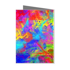 Colour Chaos  Mini Greeting Card (8 Pack) by icarusismartdesigns