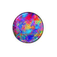 Colour Chaos  Golf Ball Marker 4 Pack (for Hat Clip) by icarusismartdesigns