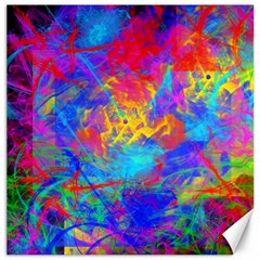 Colour Chaos  Canvas 12  X 12  (unframed) by icarusismartdesigns