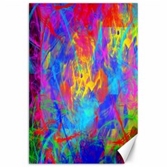 Colour Chaos  Canvas 20  X 30  (unframed) by icarusismartdesigns