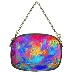 Colour Chaos  Chain Purse (two Sided)  by icarusismartdesigns