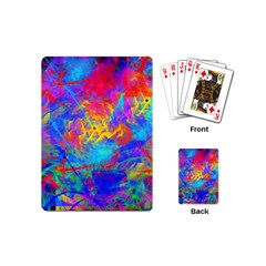 Colour Chaos  Playing Cards (mini) by icarusismartdesigns