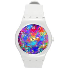 Colour Chaos  Plastic Sport Watch (medium) by icarusismartdesigns