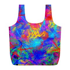 Colour Chaos  Reusable Bag (l) by icarusismartdesigns