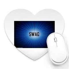 Swag Mouse Pad (heart) by centralcharms1