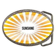 Sun Belt Buckle (oval)