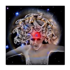 Medusa Ceramic Tile by icarusismartdesigns