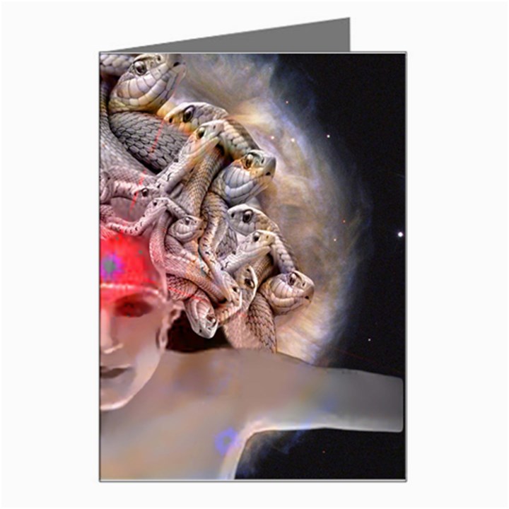 Medusa Greeting Card