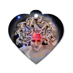 Medusa Dog Tag Heart (two Sided) by icarusismartdesigns