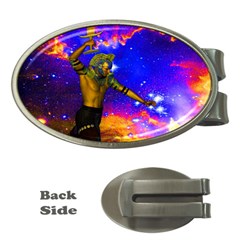 Star Fighter Money Clip (oval) by icarusismartdesigns