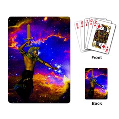 Star Fighter Playing Cards Single Design by icarusismartdesigns