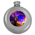 Star Fighter Hip Flask (Round) Front