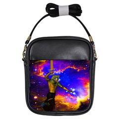 Star Fighter Girl s Sling Bag by icarusismartdesigns