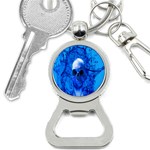 Alien Blue Bottle Opener Key Chain Front