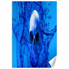 Alien Blue Canvas 24  X 36  (unframed) by icarusismartdesigns