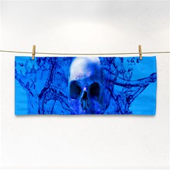 Alien Blue Hand Towel by icarusismartdesigns