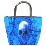 Alien Blue Bucket Handbag Front