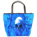 Alien Blue Bucket Handbag Back