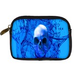 Alien Blue Digital Camera Leather Case Front