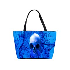 Alien Blue Large Shoulder Bag by icarusismartdesigns