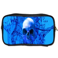 Alien Blue Travel Toiletry Bag (one Side) by icarusismartdesigns