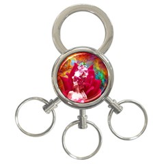 Star Flower 3-ring Key Chain by icarusismartdesigns