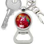 Star Flower Bottle Opener Key Chain Front