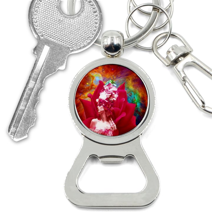 Star Flower Bottle Opener Key Chain