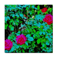 Rose Bush Ceramic Tile