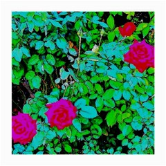 Rose Bush Glasses Cloth (medium) by sirhowardlee