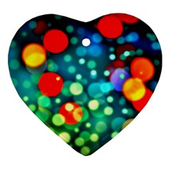 A Dream Of Bubbles Heart Ornament by sirhowardlee