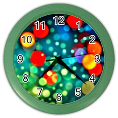 A Dream Of Bubbles Wall Clock (color) by sirhowardlee