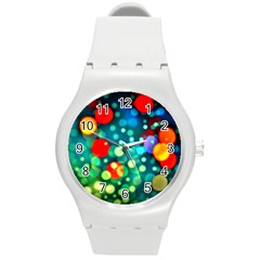 A Dream Of Bubbles Plastic Sport Watch (medium) by sirhowardlee