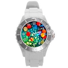 A Dream Of Bubbles Plastic Sport Watch (large) by sirhowardlee