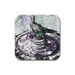 Bird Fountain 2 Drink Coaster (square) by sirhowardlee