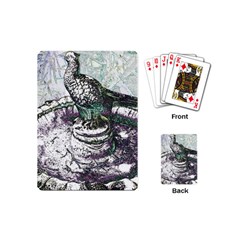 Bird Fountain 2 Playing Cards (mini) by sirhowardlee