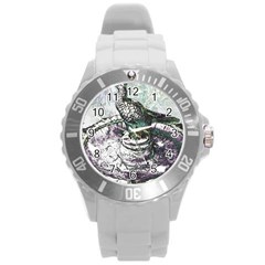 Bird Fountain 2 Plastic Sport Watch (large) by sirhowardlee